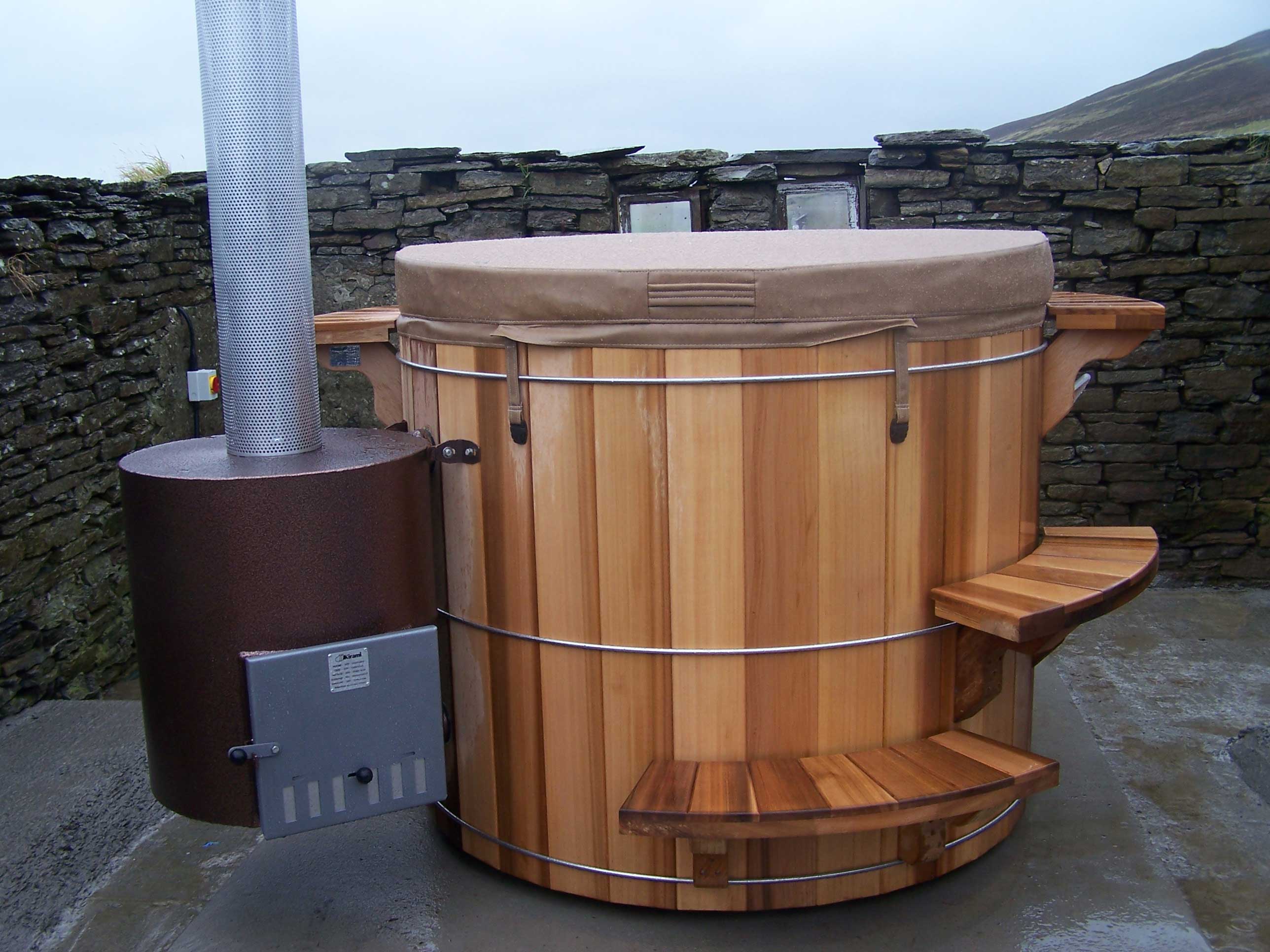 Wood Fired Model Terete Hot Tubs 